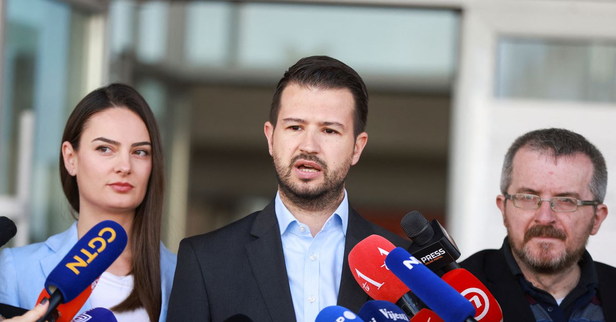 Montenegro's ex-economy minister Milatovic declares victory in presidential run-off